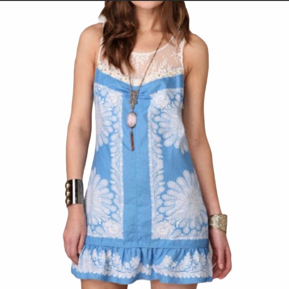 Free People blue dress size 4